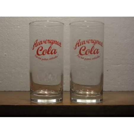 2 VERRES AUVERGNAT COLA 25/30CL