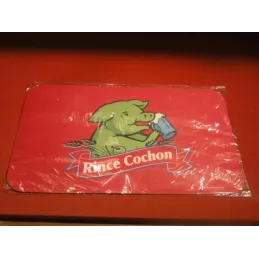 1 TAPIS DE BAR RINCE COCHON 