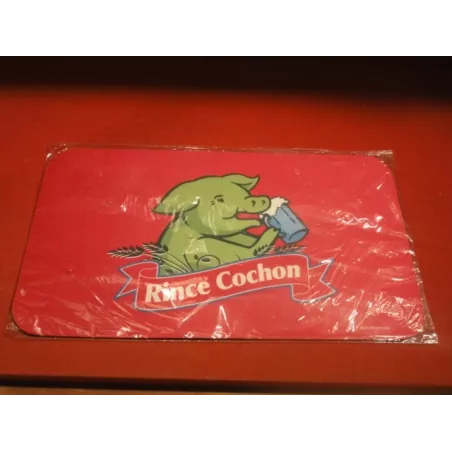 1 TAPIS DE BAR RINCE COCHON 