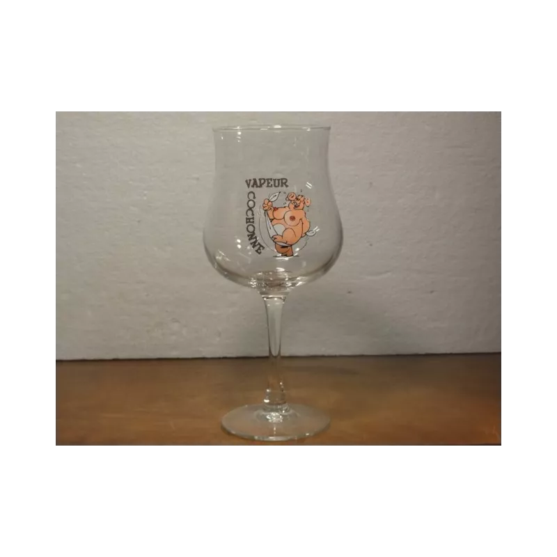 1 VERRE VAPEUR COCHONNE  25CL  HT. 19CM