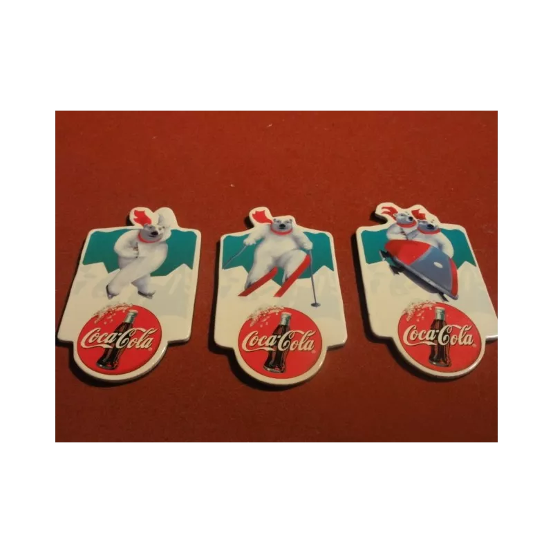 3 MAGNETS COCA-COLA 