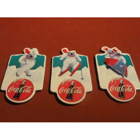 3 MAGNETS COCA-COLA 