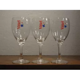 3 VERRES VITTEL  HT 15.CM