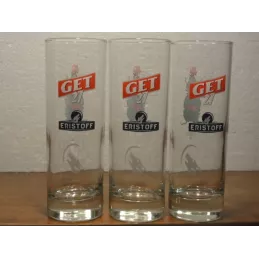 3 VERRES GET/27 ERISTOFF 22CL HT. 15.20CM