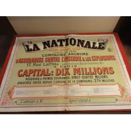 AFFICHE ASSURANCE LA NATIONALE