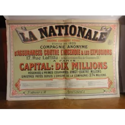 AFFICHE ASSURANCE LA NATIONALE