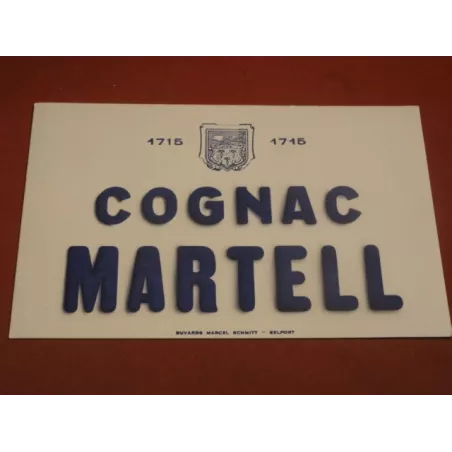 1 BUVARD COGNAC MARTEL  21.50X13.50