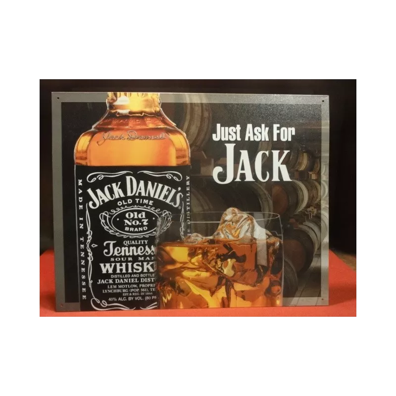 1 TOLE JACK DANIEL'S 40CM X32CM