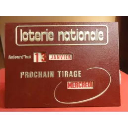 CALENDRIER LOTERIE NATIONALE