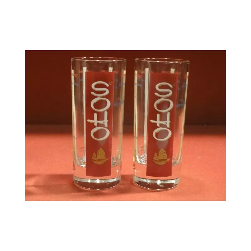 DEUX VERRES SOHO 17CL  HT. 12.50CM