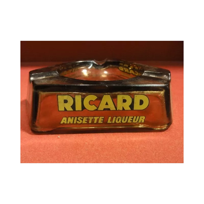 1 CENDRIER RICARD ANISETTE LIQUEUR 13X13X13 Tigrebock