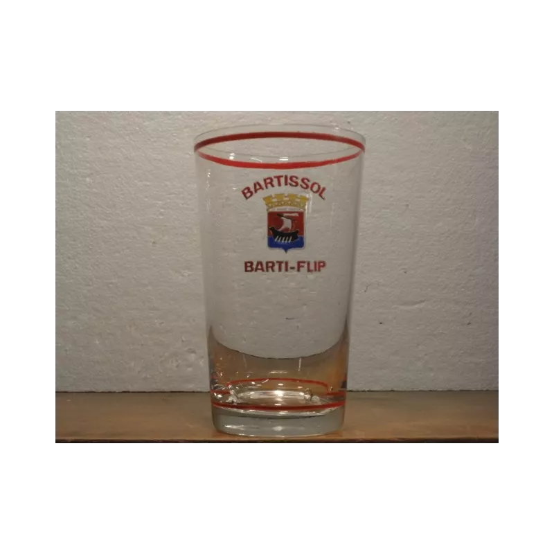 1 VERRE BARTISSOL EMAILLE HT. 14.90CM