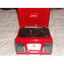 RADIO COCA-COLA  TOURNE DISQUE  PRISE USB