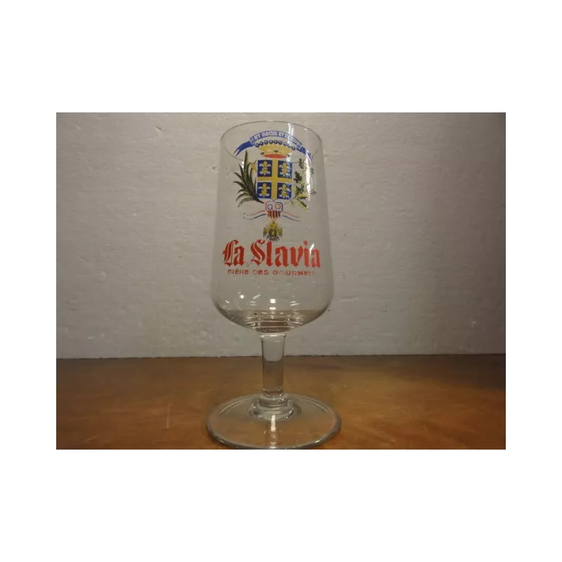 1 VERRE LA SLAVIA  25CL HT. 16CM