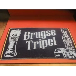 1 TAPIS DE BAR BRUGSE TRIPEL 50CM X24CM