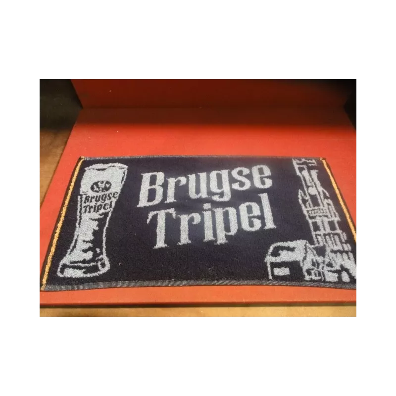 1 TAPIS DE BAR BRUGSE TRIPEL 50CM X24CM