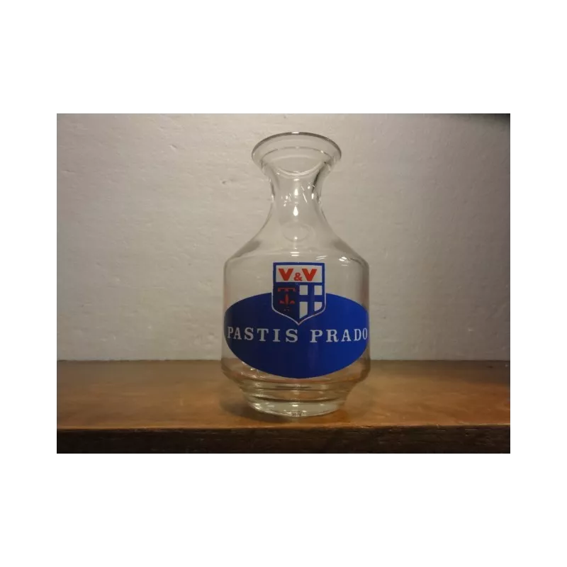 1 CARAFE PASTIS PRADO 50CL HT. 16CM