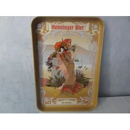 1 PLATEAU HENNINGER BIER 40CM X27CM X3CM