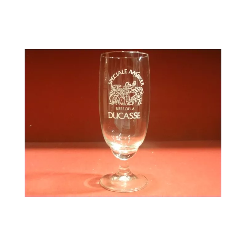 1 VERRE  BIERE DE LA DUCASSE 25CL HT.16.60CM