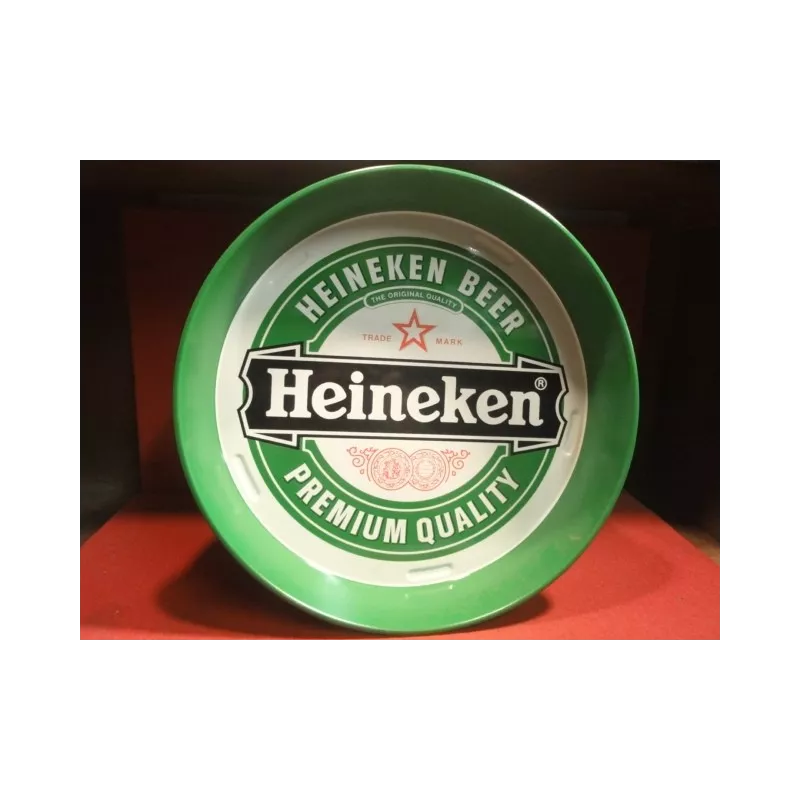 1 PLATEAU HEINEKEN DIAMETRE 34CM HT. 6CM