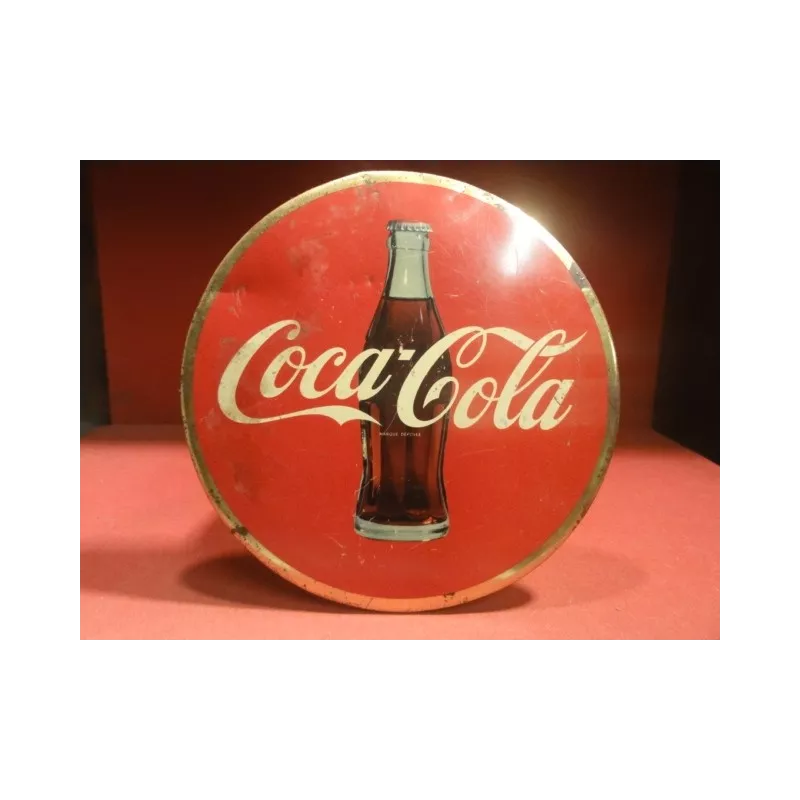 1 TOLE COCA-COLA  DIAMETRE 22.30CM