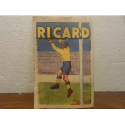 1 FEUILLET RICARD  SAISON FOOT 1955/1956