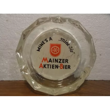  1 CENDRIER MAINZER AKTIEN-BIER DIAMETRE 11CM