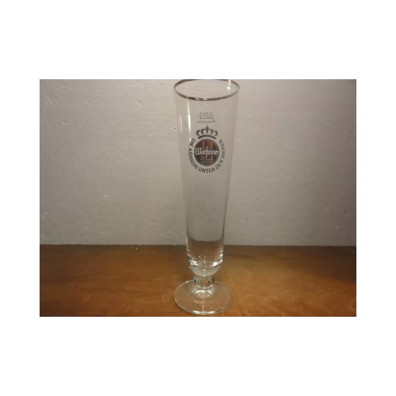 6 VERRES WARSTEINER  25CL HT. 21.80CM