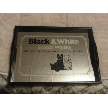 1 PLATEAU BLACK&WHITE  40CM X29CM