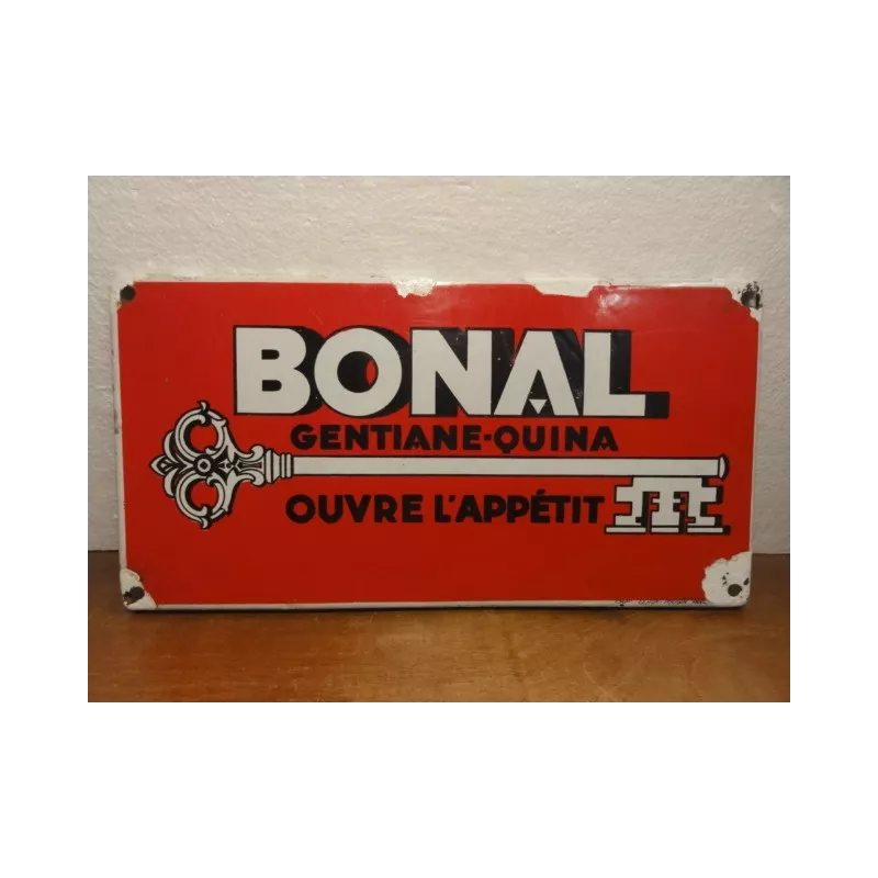 PLAQUE EMAILLEE BONAL 29CM X15CM