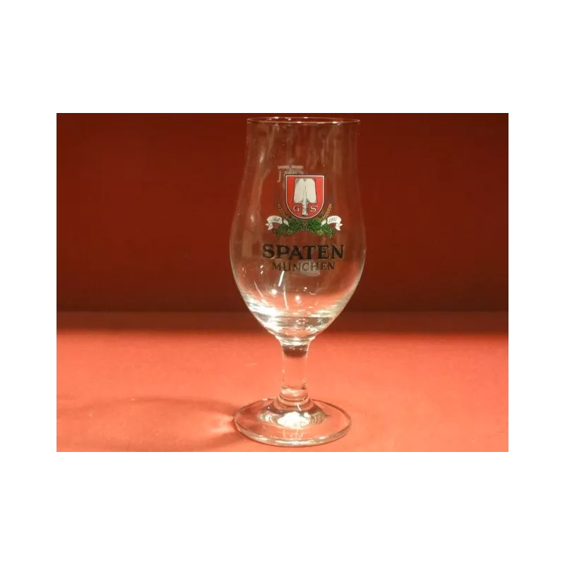 6 VERRES SPATEN MUNCHEN 25CL HT.17CM