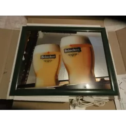 ENSEIGNE HEINEKEN  DEUX VERRES 