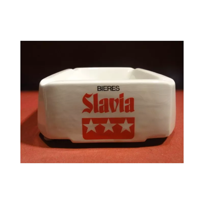 CENDRIER BIERES SLAVIA  16CM X16CM