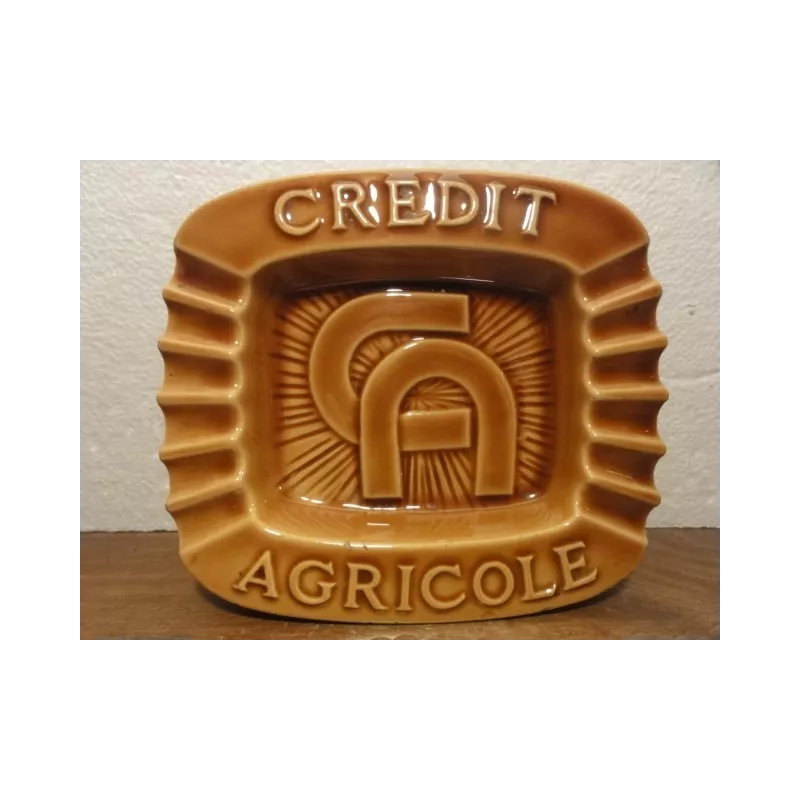 CENDRIER CREDIT AGRICOLE 15CM X13CM