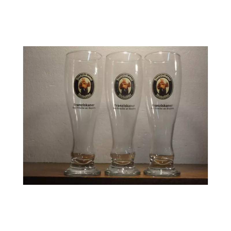 3 VERRES FRANZISKANER  50CL OCCASION 