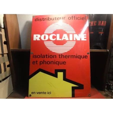 PLAQUE EMAILLEE ROCLAINE 70CM X50CM