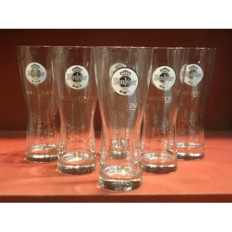 6 VERRES WARSTEINER 50CL HT. 20.30CM