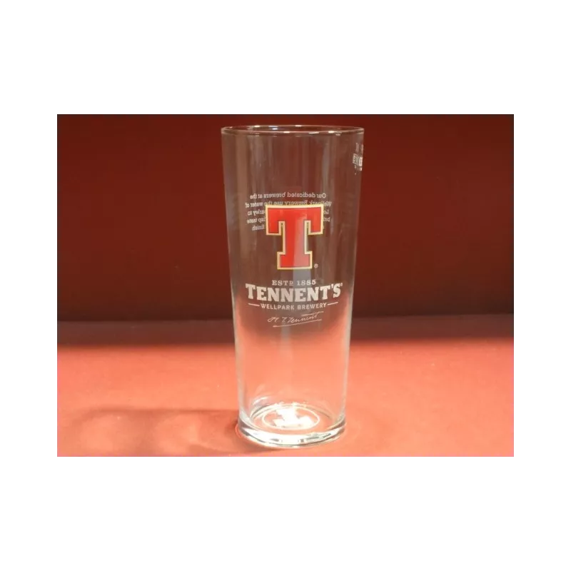 6 VERRES TENNENT'S 50CL HT. 17.80CM