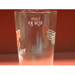 6 VERRES TENNENT'S 50CL HT. 17.80CM