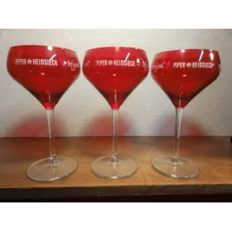 3 VERRES PISCINE PIPER-HEIDSIECK HT 18CM