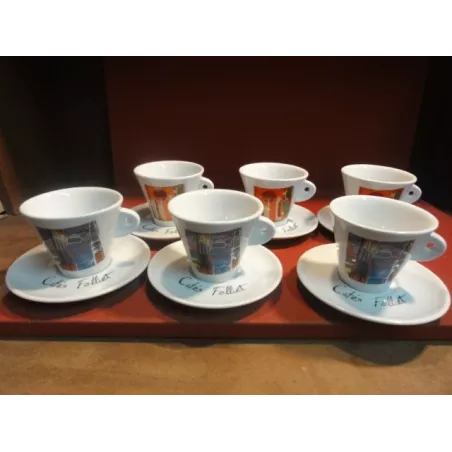 6 TASSES A CHOCOLAT FOLLIET 22CL N°1000