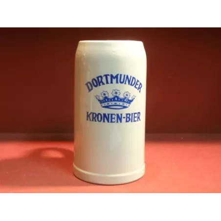 1 CHOPE DORTMUNDER KRONEN-BIER 1 LITRE HT. 19CM