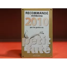 PLAQUE EMAILLEE  PETIT FUTE 2010