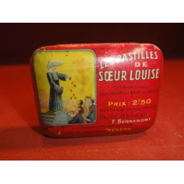  1 BOITE  LES PASTILLES SOEUR LOUISE 8.20CM X6.20CM