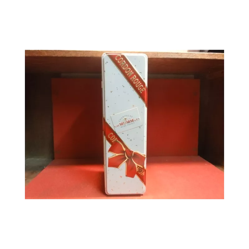 1 BOITE CHAMPAGNE MUMM 10X10X34