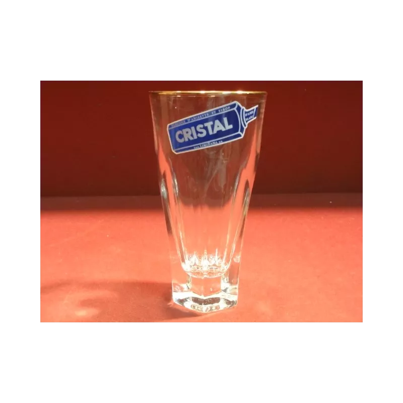 6 VERRES CRISTAL ANIS  17CL HT. 12.50CM