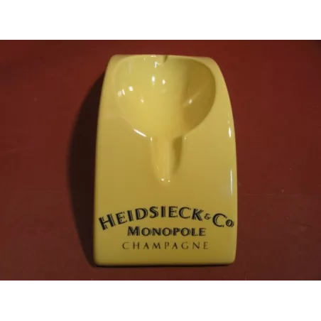 CENDRIER CHAMPAGNE  HEIDSIECK 20CMX9.20CM