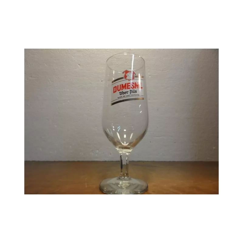 1 VERRE OBER PILS DUMESNIL 25CL HT. 17.40CM