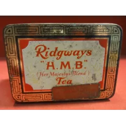 1 BOITE TEA RIDGWAYS 10.50CMX7.50CMX6.20CM