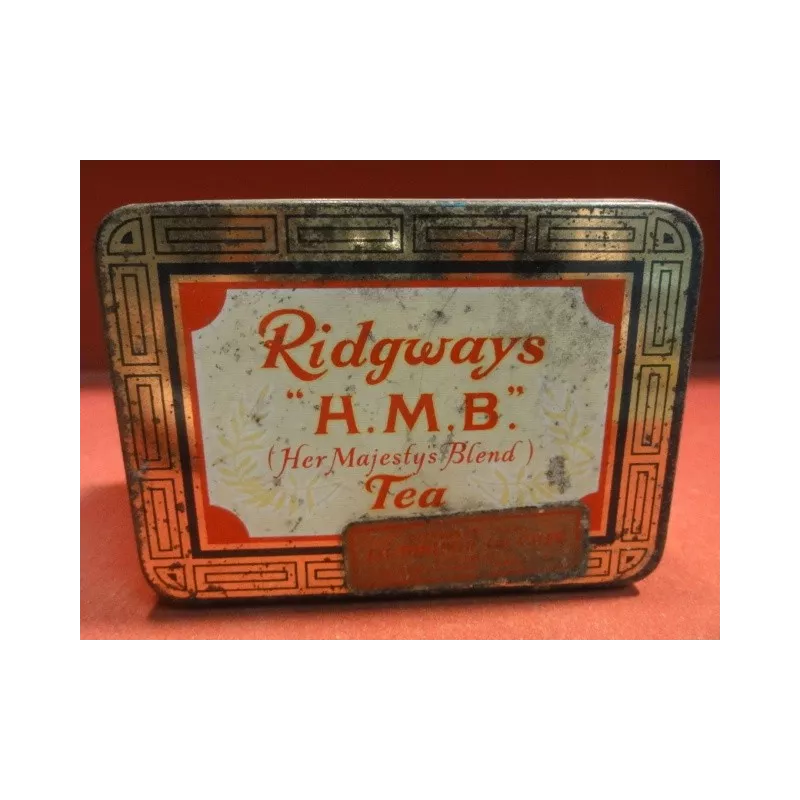 1 BOITE TEA RIDGWAYS 10.50CMX7.50CMX6.20CM